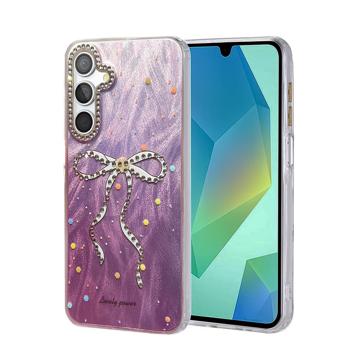 Newface Samsung Galaxy S23 FE Kılıf Blade Aynalı Desenli Kapak