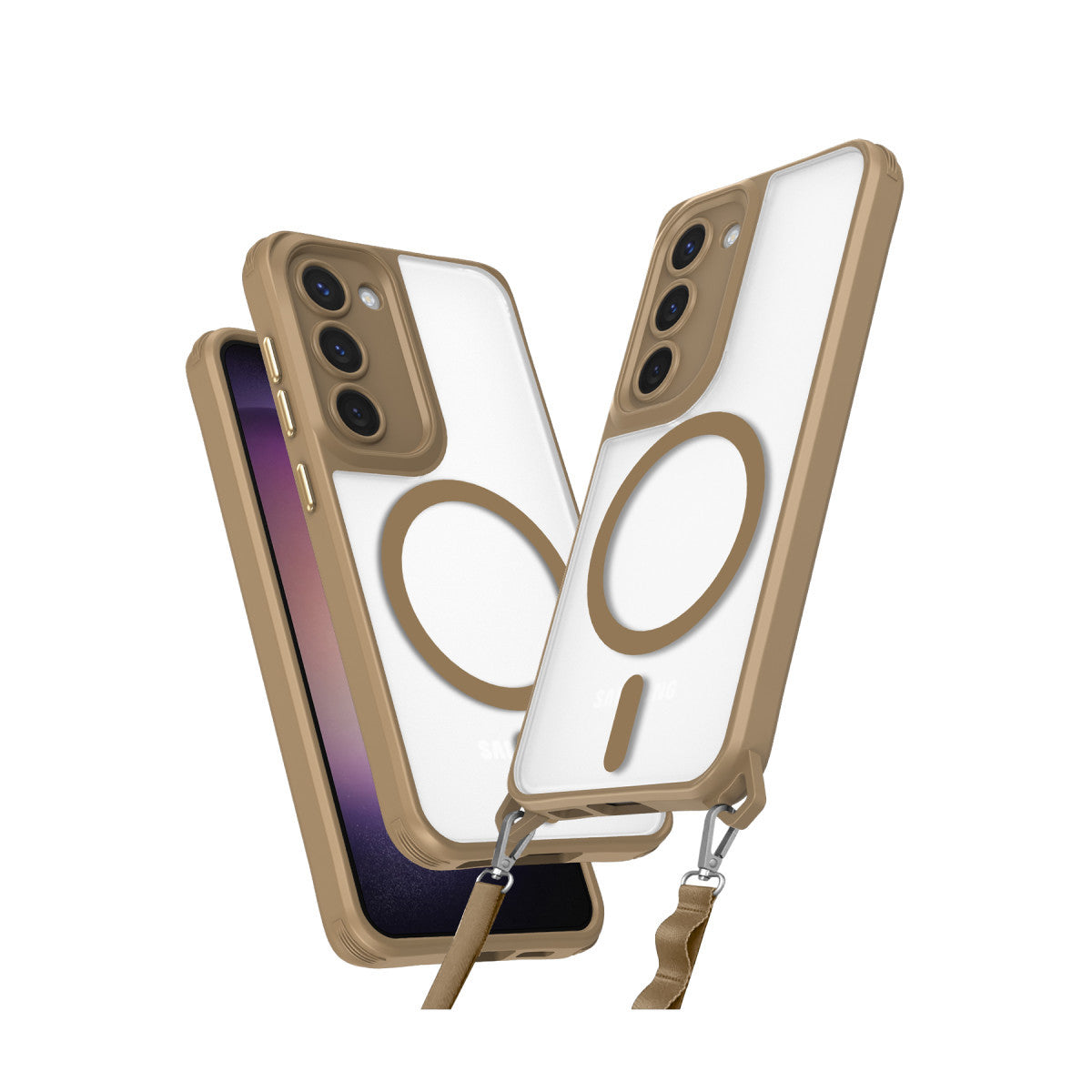 Newface Samsung Galaxy S23 Plus Kılıf Enka Magsafe Silikon Kılıf