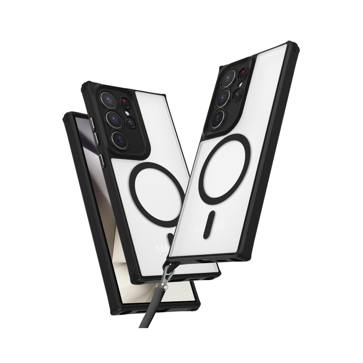 Newface Samsung Galaxy S23 Ultra Kılıf Enka Magsafe Silikon Kılıf