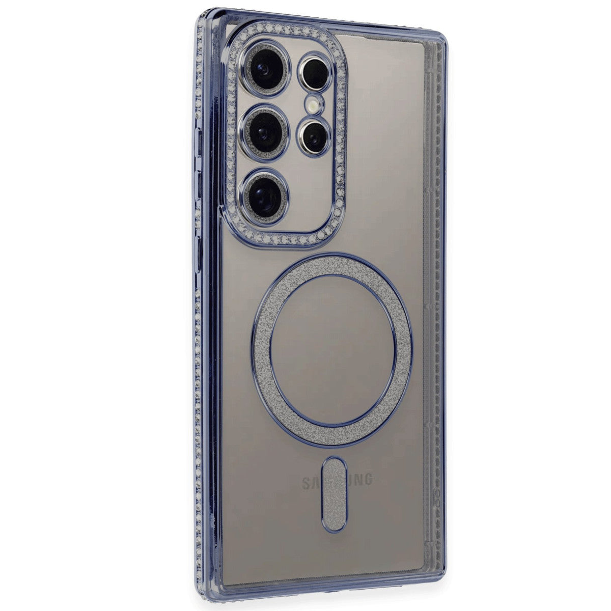 Newface Samsung Galaxy S24 Ultra Kılıf Joke Simli Magneticsafe Kılıf