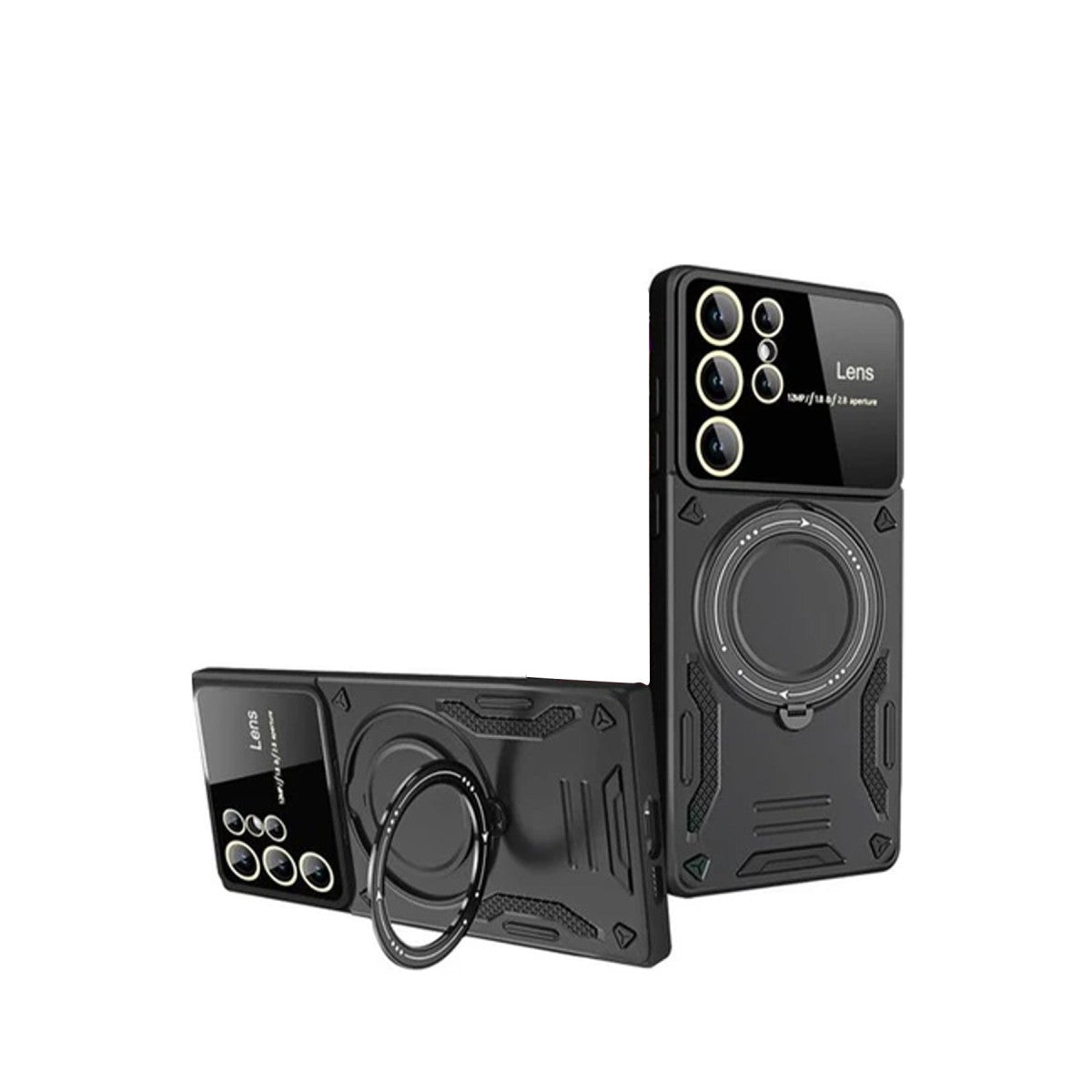 Newface Samsung Galaxy S24 Ultra Kılıf Joy Lens Standlı Kapak