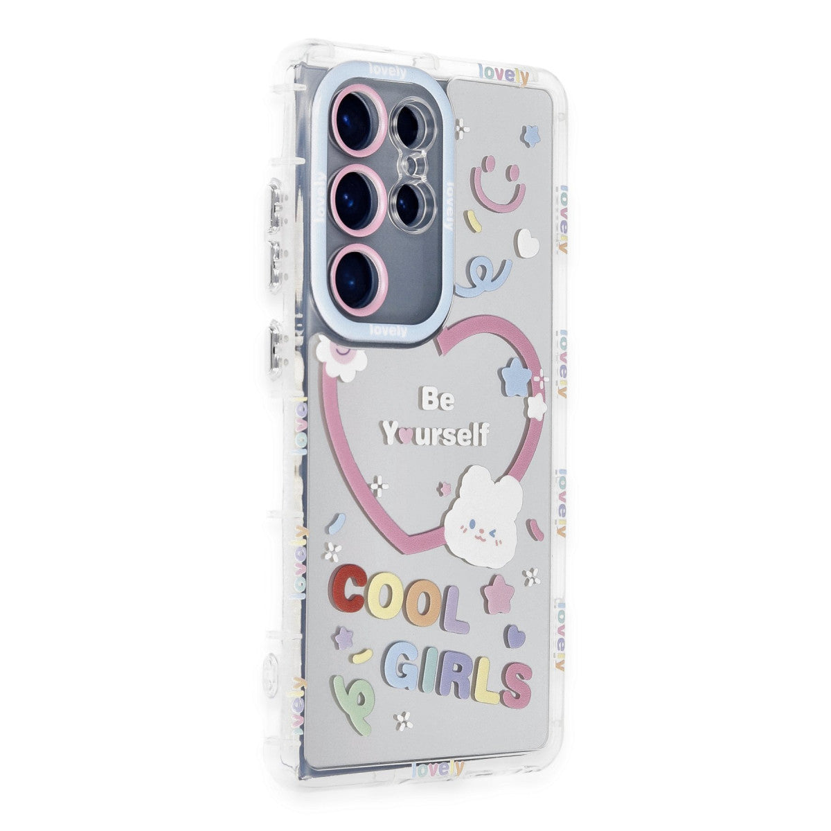 Newface Samsung Galaxy S24 Ultra Kılıf Reflexion Desenli Kapak