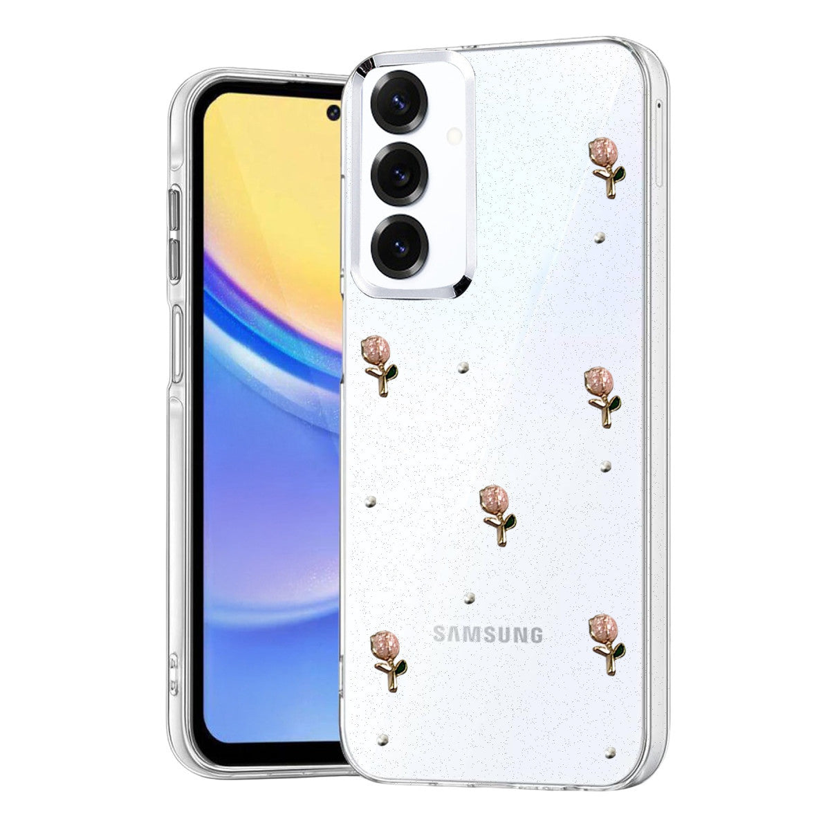 Newface Samsung Galaxy S25 FE Fiyonk Desenli Kapak