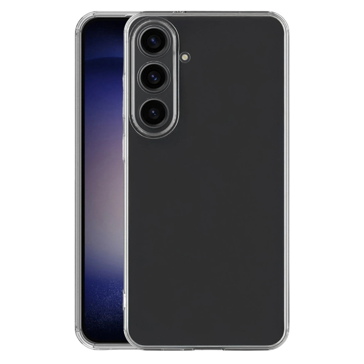 Newface Samsung Galaxy S25 Kılıf Lüx Şeffaf Silikon