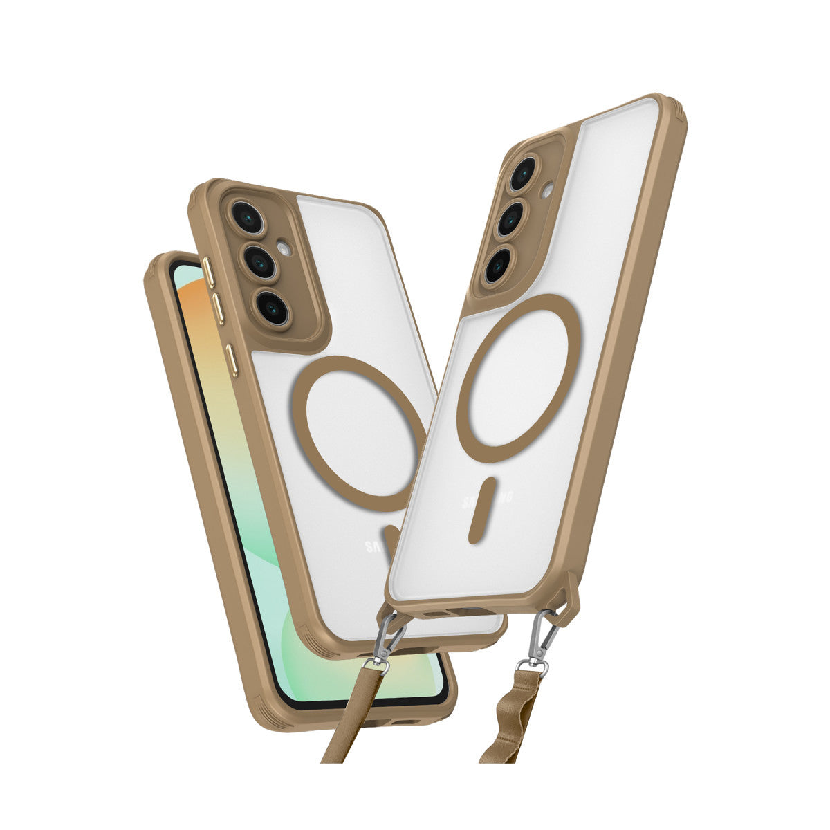 Newface Samsung Galaxy S25 Plus Kılıf Enka Magsafe Silikon Kılıf