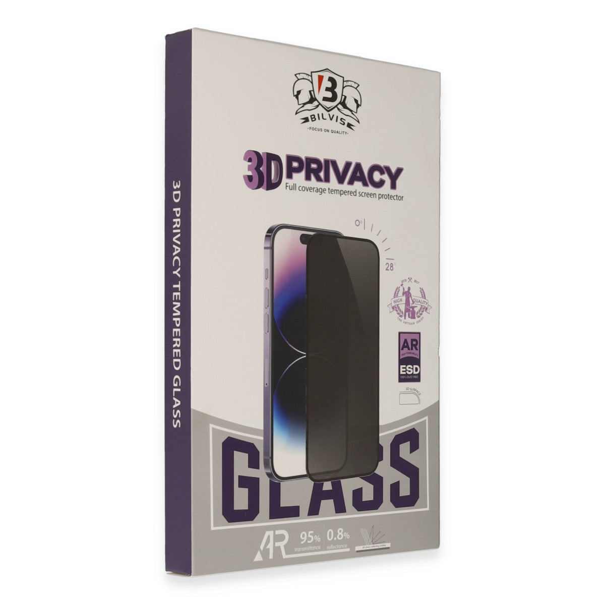 Newface Samsung Galaxy S25 Ultra Bilvis 3D Hayalet Cam Ekran Koruyucu