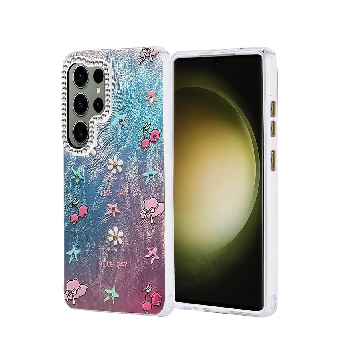 Newface Samsung Galaxy S25 Ultra Kılıf Blade Aynalı Desenli Kapak