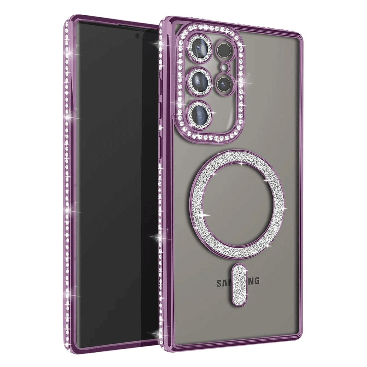 Newface Samsung Galaxy S25 Ultra Kılıf Joke Simli Magneticsafe Kılıf