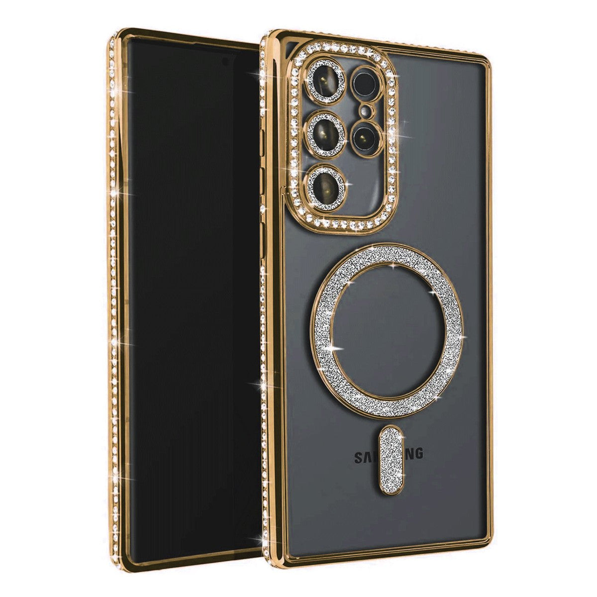 Newface Samsung Galaxy S25 Ultra Kılıf Joke Simli Magneticsafe Kılıf
