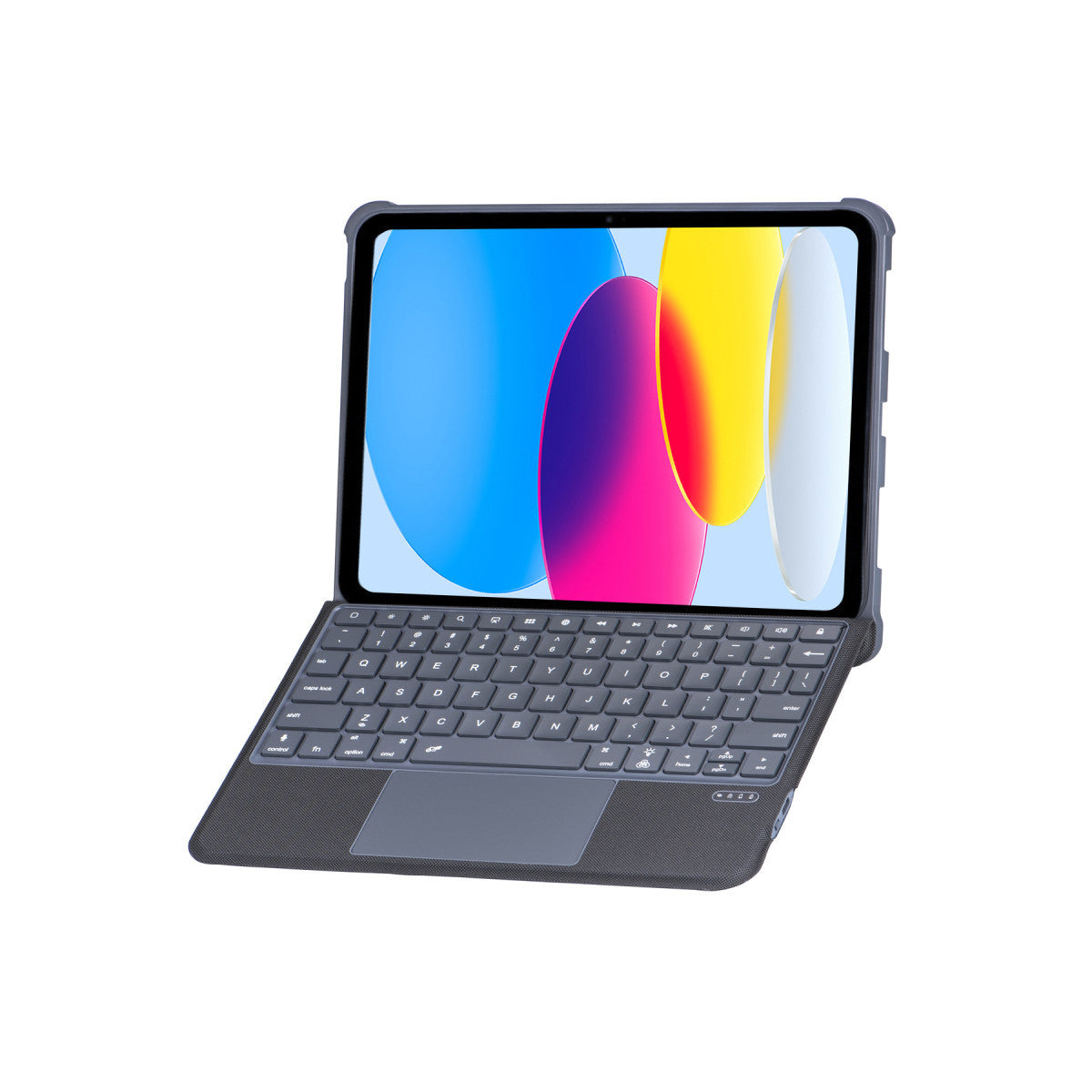 Newface T5508D iPad 2022 10.9 (10.Nesil) Kılıf Palermo Ledli Klavyeli Standlı Tablet Kılıfı