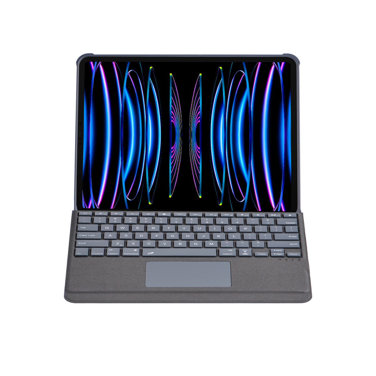 Newface T5509D iPad Pro 12.9 (2022) Kılıf Palermo Ledli Klavyeli Standlı Tablet Kılıfı