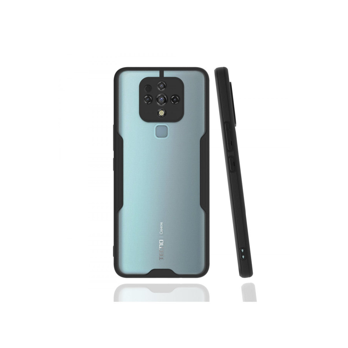 Newface Tecno Camon 16 Kılıf Platin Silikon