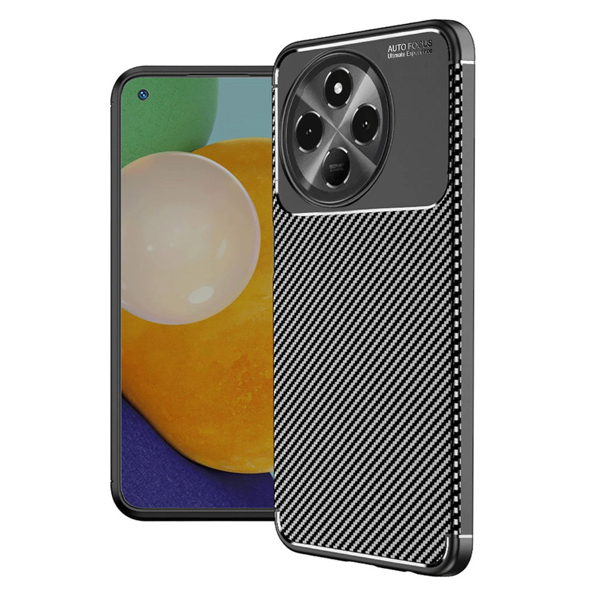 Newface Tecno Spark 30 Pro Kılıf Auto Focus Karbon Kapak