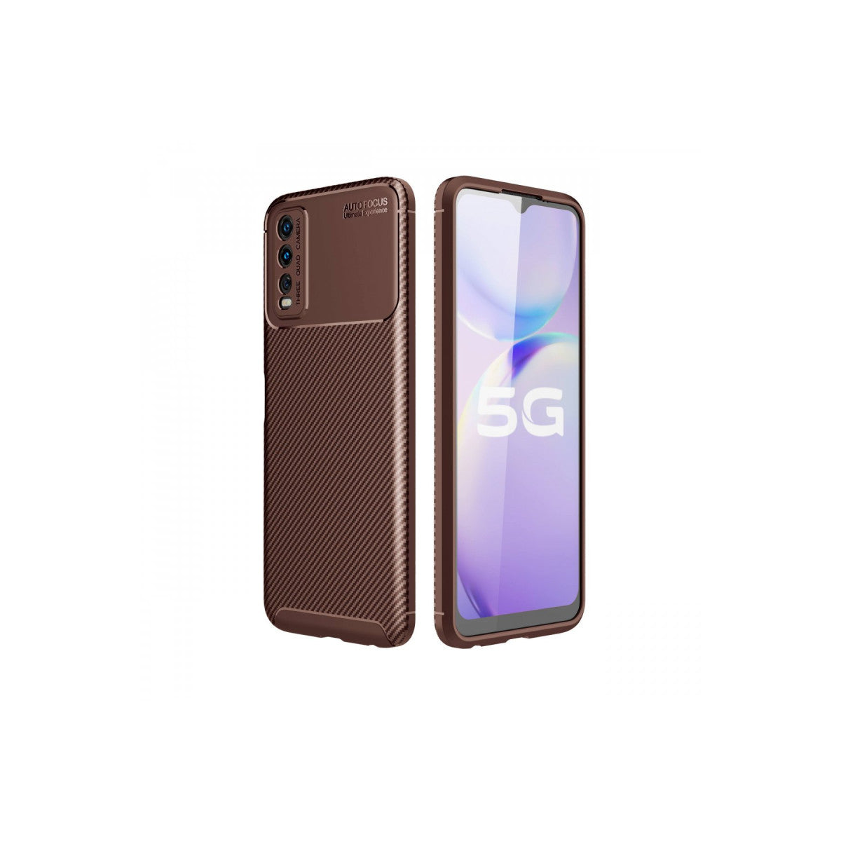 Newface Vivo Y11S Kılıf Auto Focus Karbon Kapak