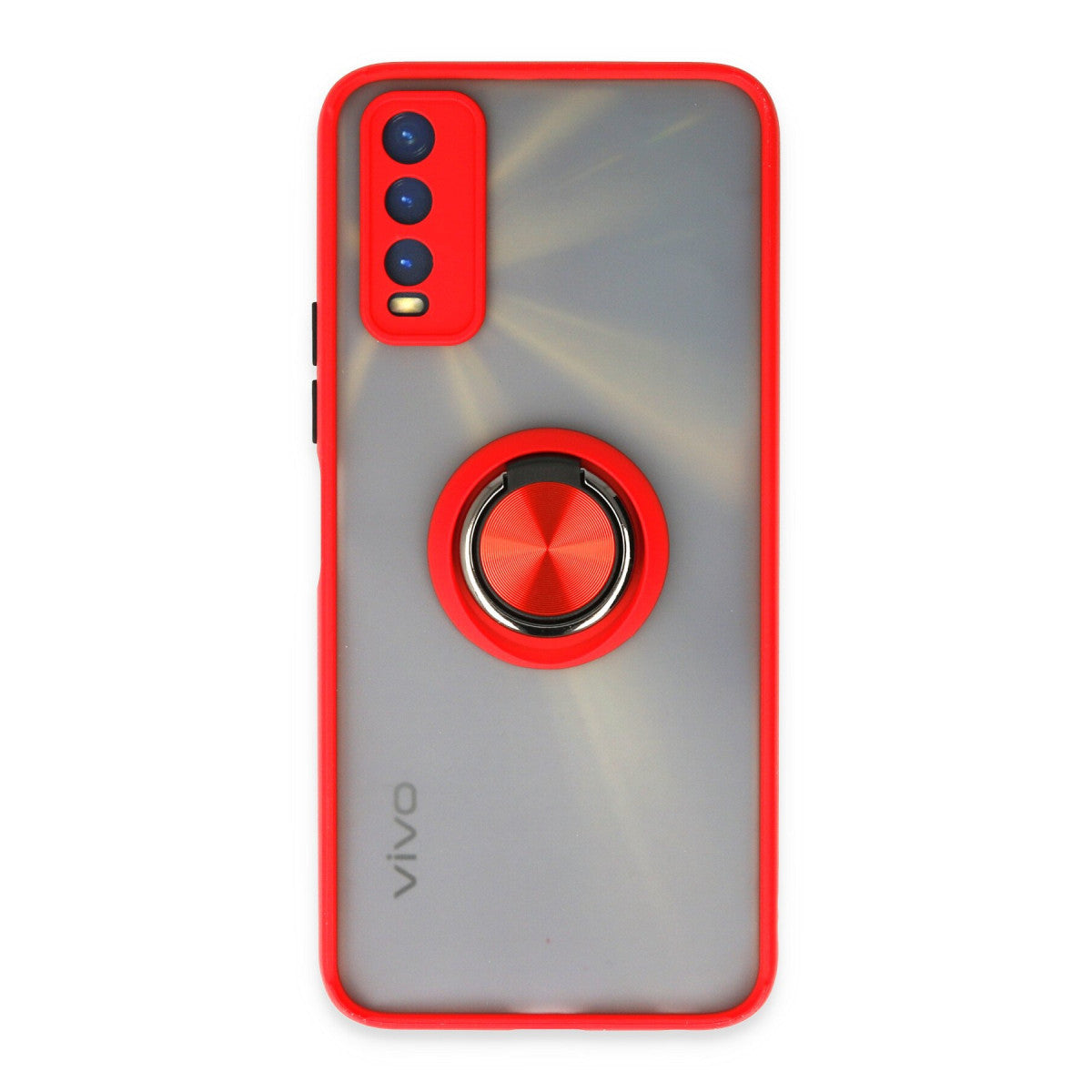Newface Vivo Y11S Kılıf Montreal Yüzüklü Silikon Kapak