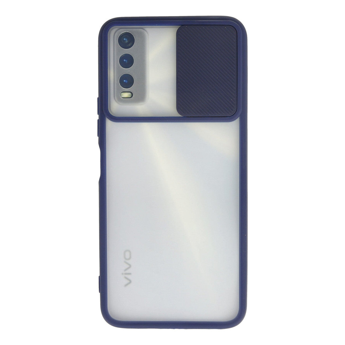 Newface Vivo Y11S Kılıf Palm Buzlu Kamera Sürgülü Silikon