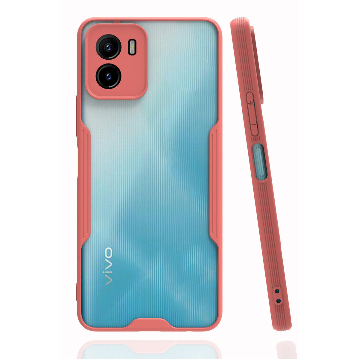 Newface Vivo Y15S Kılıf Platin Silikon