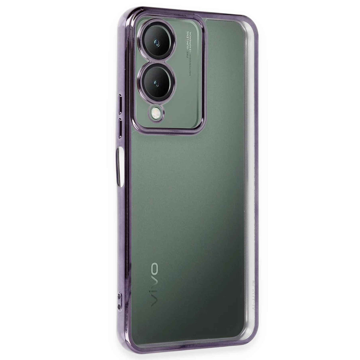 Newface Vivo Y17S Kılıf Razer Lensli Silikon