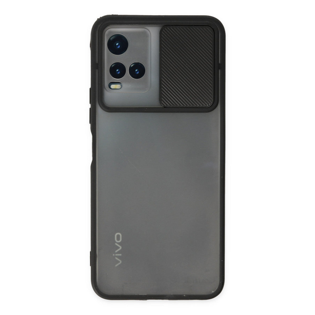 Newface Vivo Y33S Kılıf Palm Buzlu Kamera Sürgülü Silikon