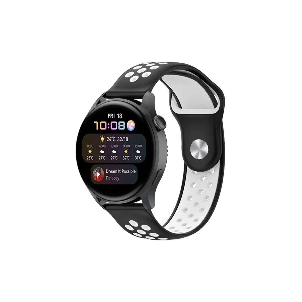 Newface Watch 20mm Spor Delikli Kordon