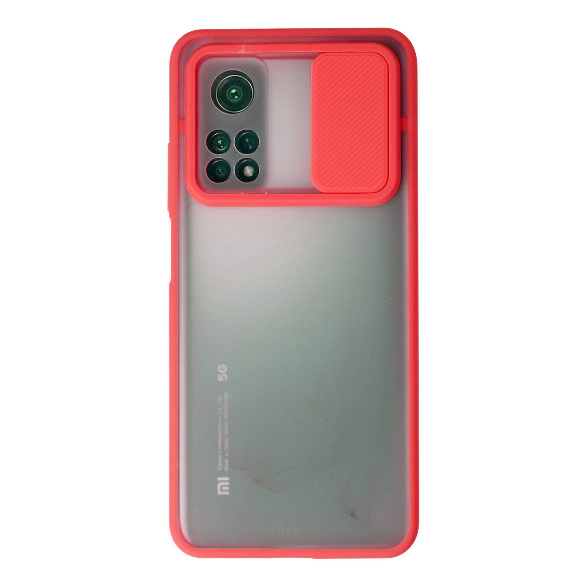 Newface Xiaomi Mi 10T Kılıf Palm Buzlu Kamera Sürgülü Silikon