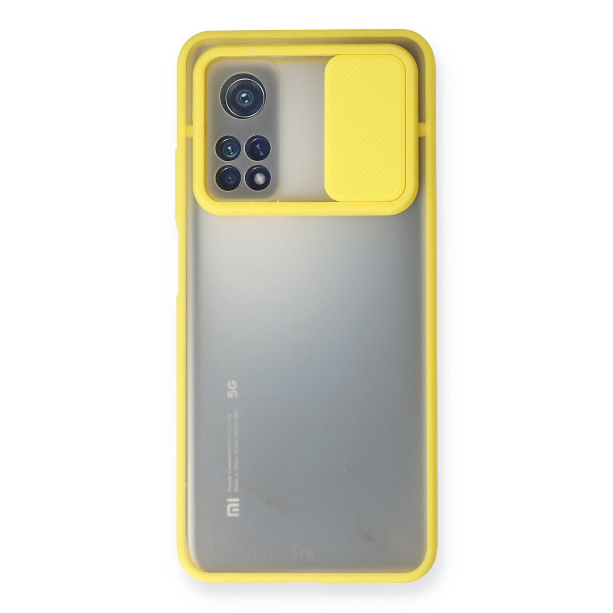 Newface Xiaomi Mi 10T Kılıf Palm Buzlu Kamera Sürgülü Silikon