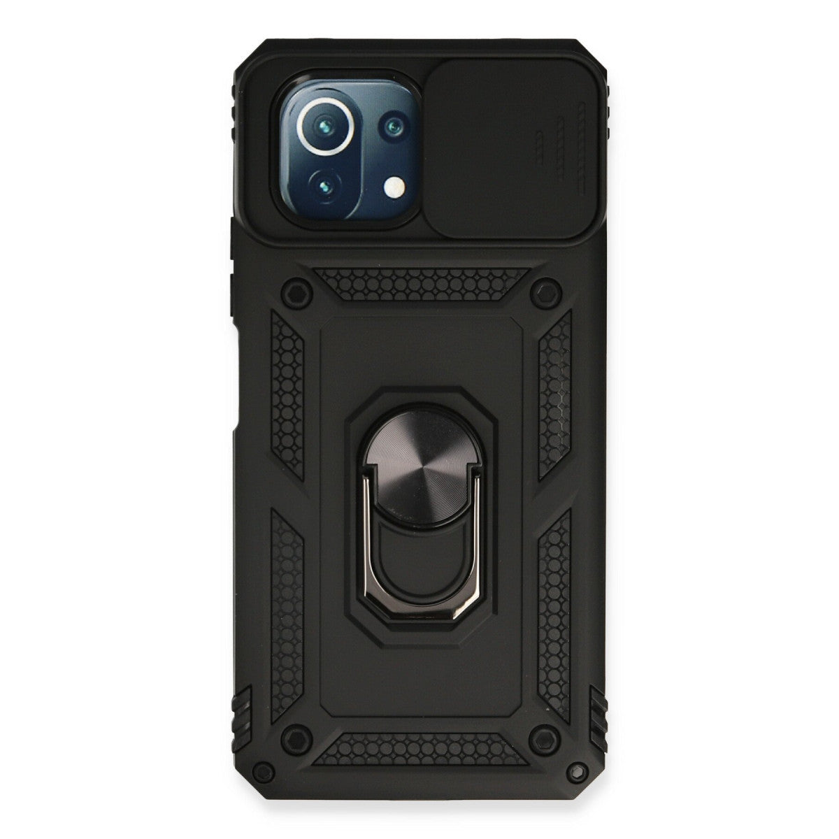 Newface Xiaomi Mİ 11 Lite Kılıf Pars Lens Yüzüklü Silikon