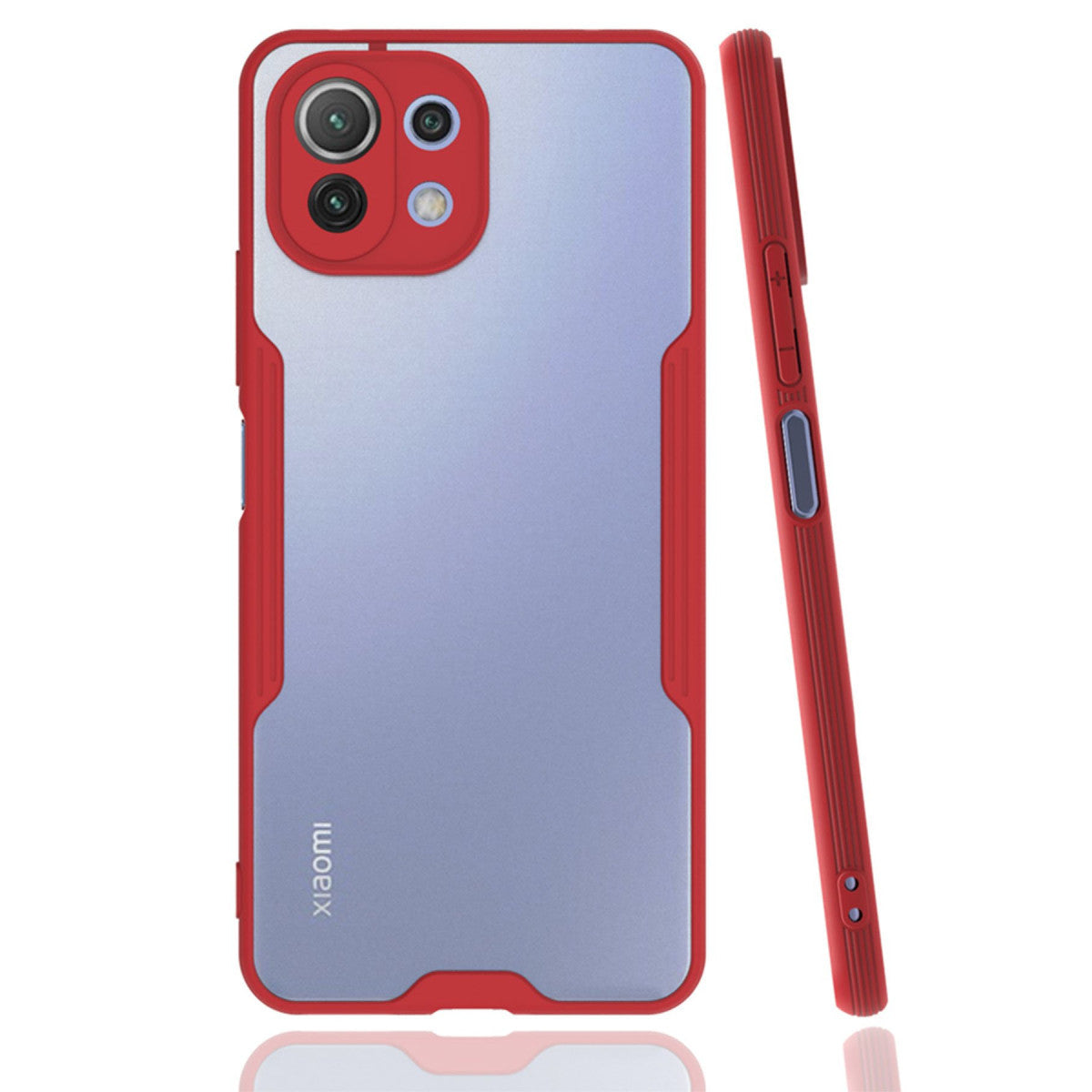 Newface Xiaomi Mİ 11 Lite Kılıf Platin Silikon