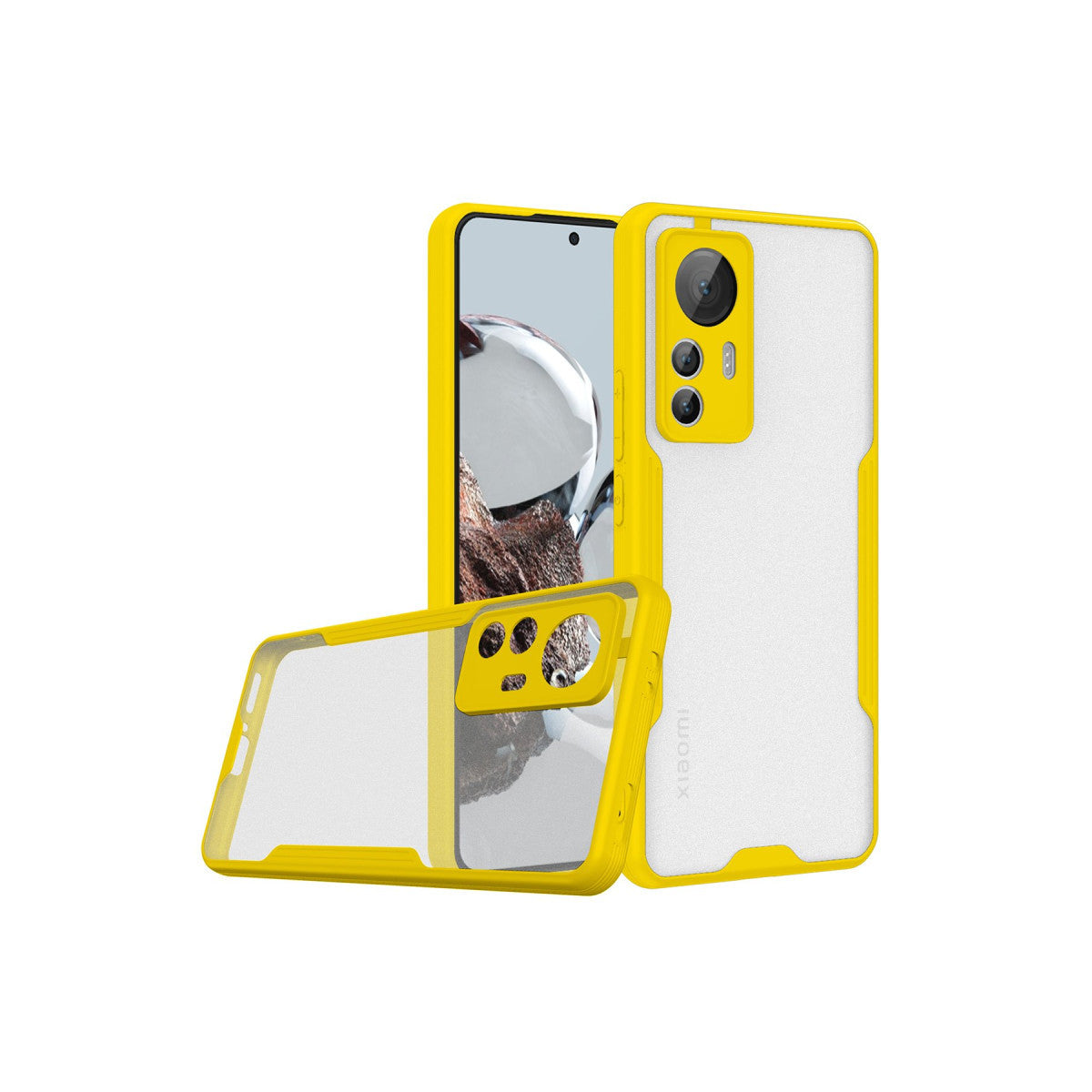 Newface Xiaomi Mi 12T Kılıf Platin Silikon