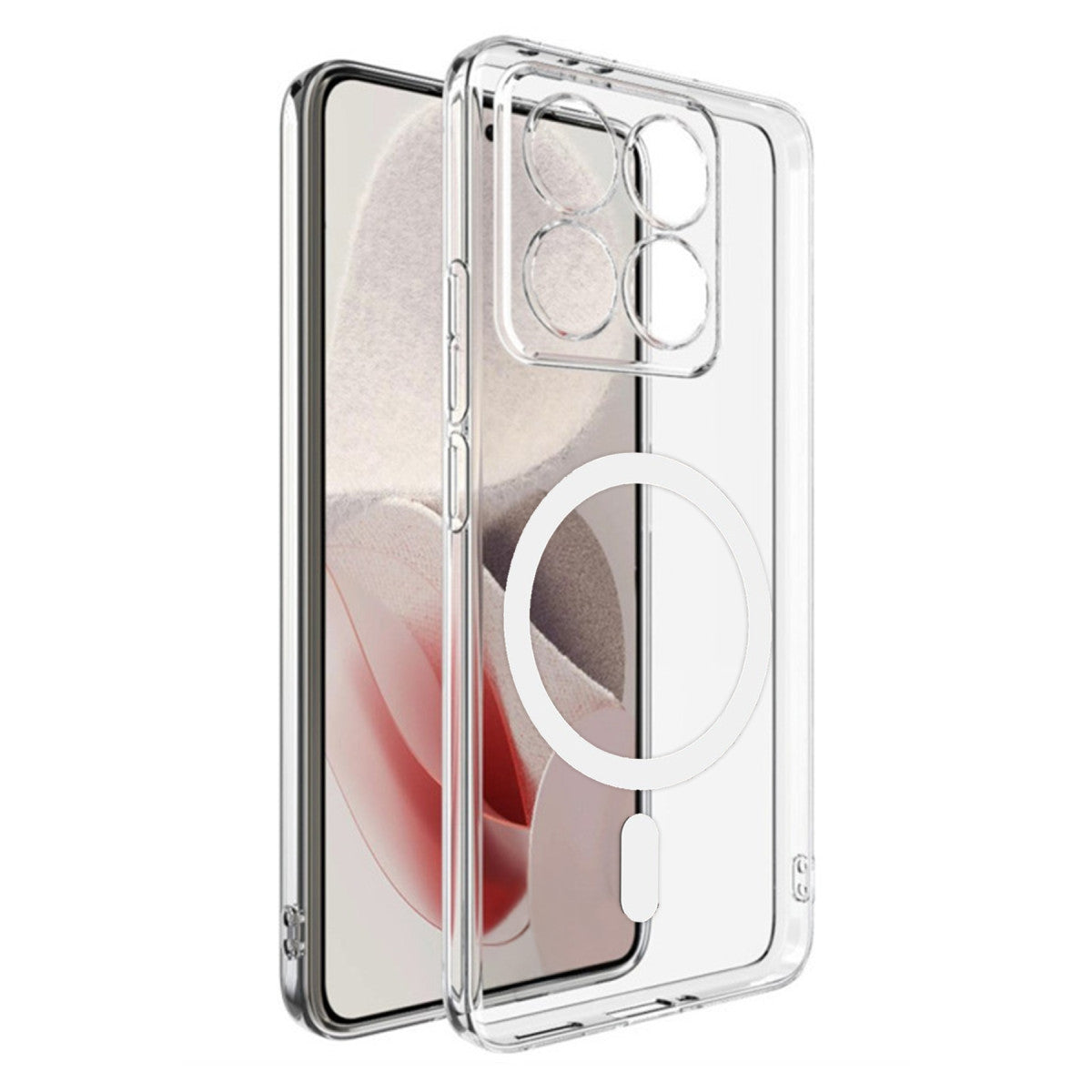 Newface Xiaomi Mi 14T Combo Sert Şeffaf Magsafe Kapak