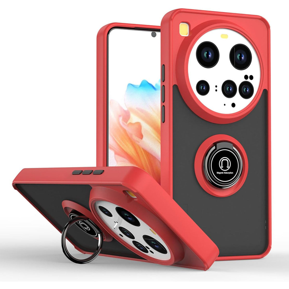 Newface Xiaomi Mi 15 Ultra Kılıf Montreal Yüzüklü Silikon Kapak