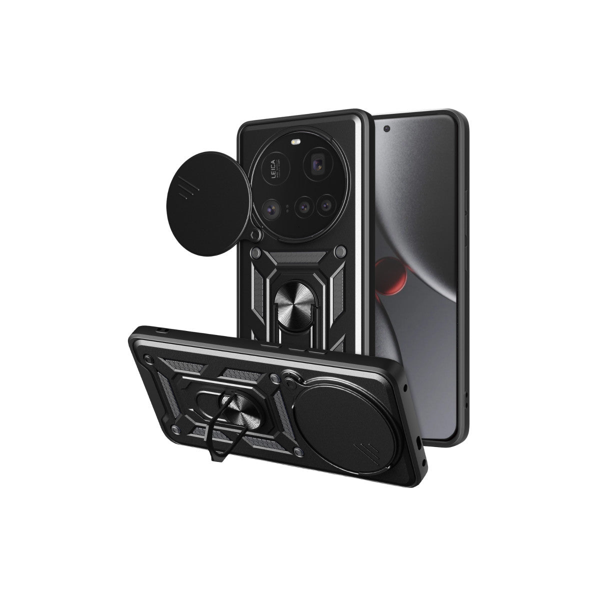 Newface Xiaomi Mi 15 Ultra Kılıf Pars Lens Yüzüklü Silikon
