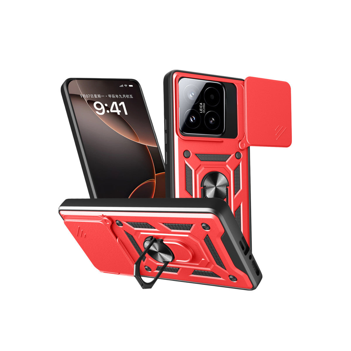 Newface Xiaomi Mi 15T Pars Lens Yüzüklü Silikon
