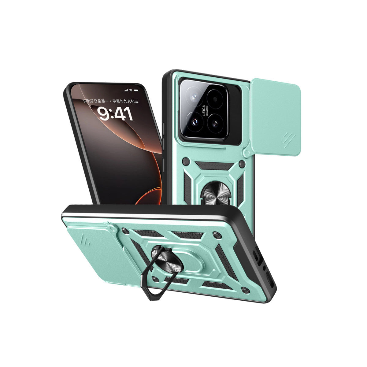 Newface Xiaomi Mi 15T Pars Lens Yüzüklü Silikon