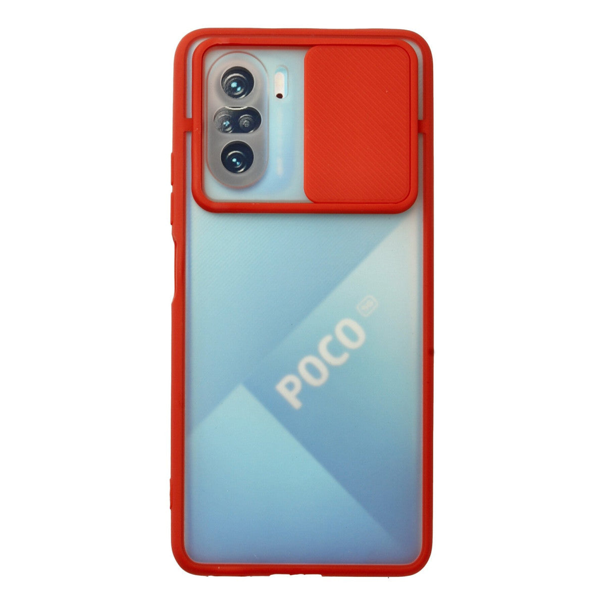 Newface Xiaomi Poco F3 Kılıf Palm Buzlu Kamera Sürgülü Silikon