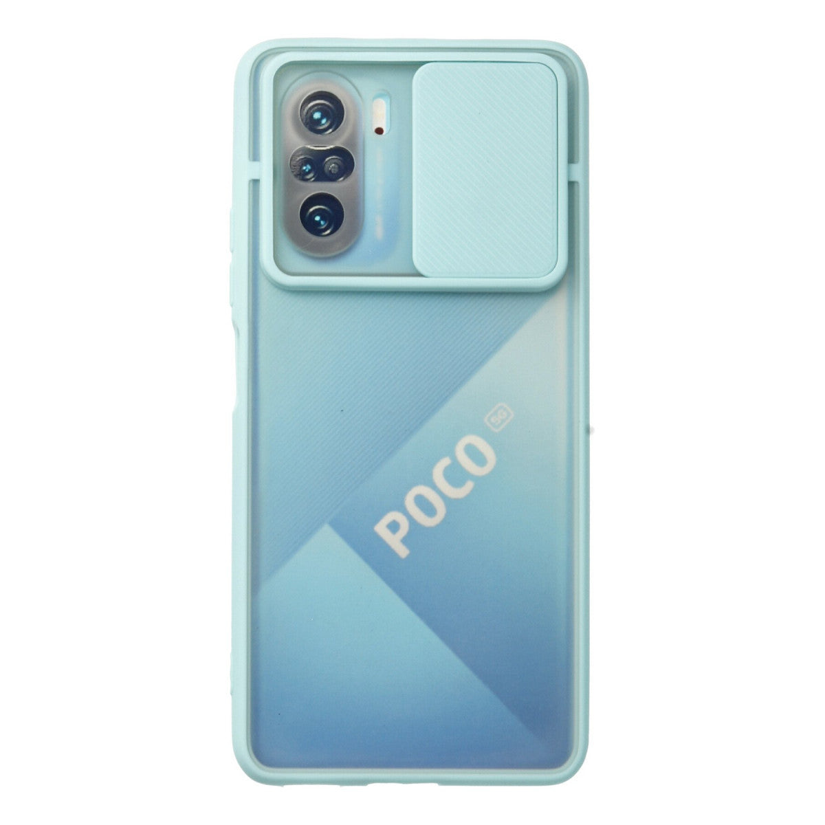 Newface Xiaomi Poco F3 Kılıf Palm Buzlu Kamera Sürgülü Silikon