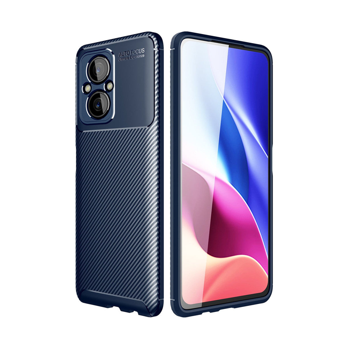 Newface Xiaomi Poco M5 Kılıf Auto Focus Karbon Kapak