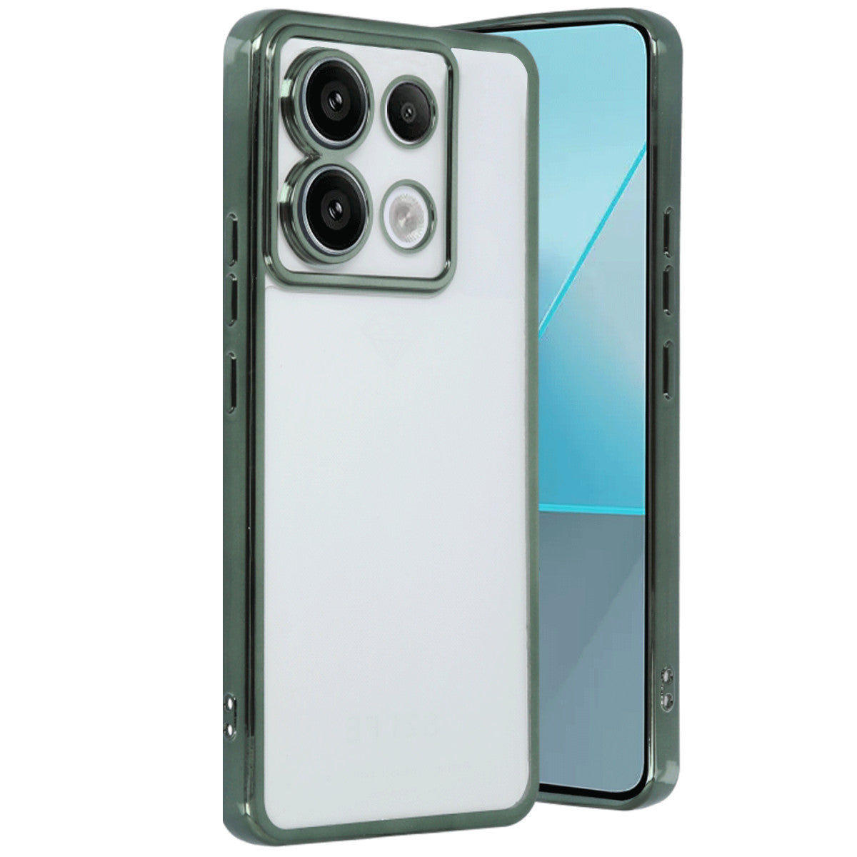 Newface Xiaomi Poco X6 Kılıf Razer Lensli Silikon