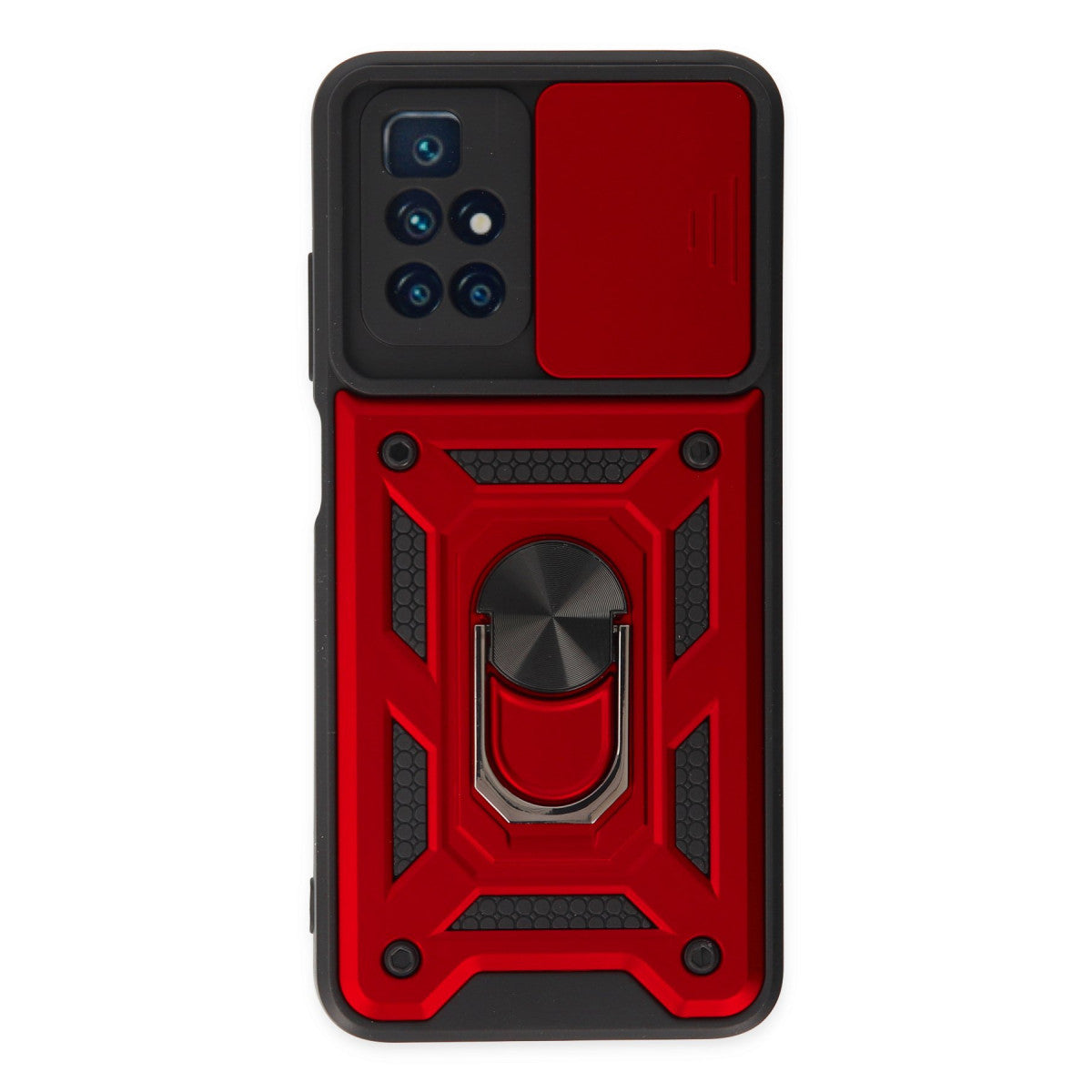 Newface Xiaomi Redmi 10 2022 Kılıf Pars Lens Yüzüklü Silikon