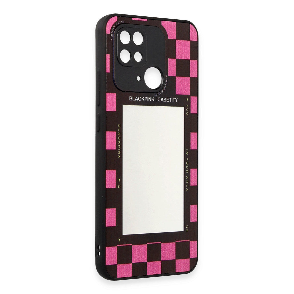 Newface Xiaomi Redmi 10C Kılıf Mirror Desenli Kapak - Mirror