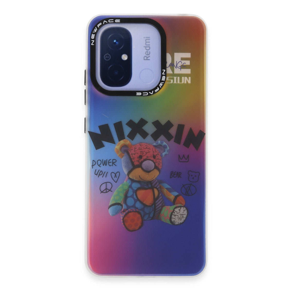 Newface Xiaomi Redmi 12C Kılıf Estoril Desenli Kapak - Estoril