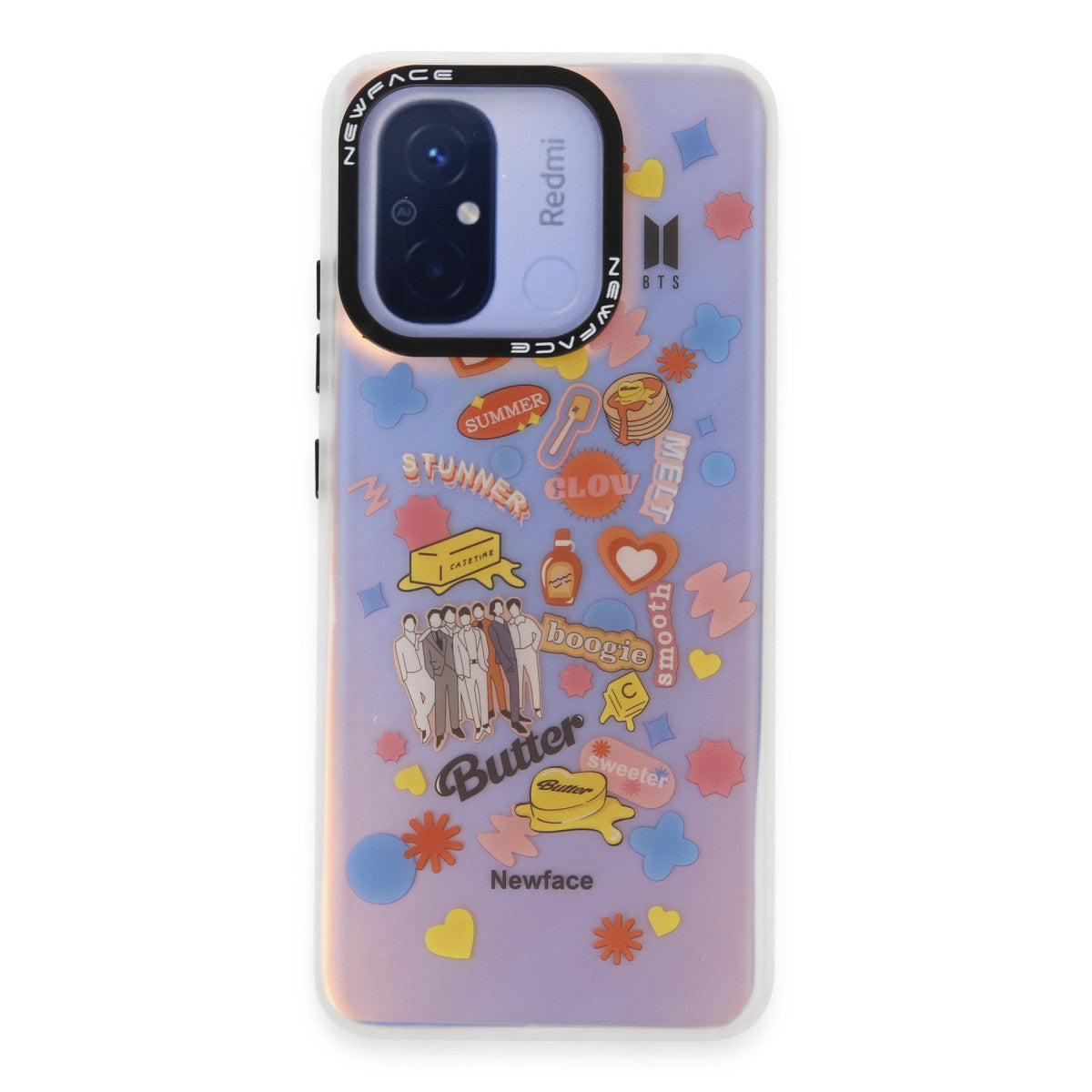 Newface Xiaomi Redmi 12C Kılıf Estoril Desenli Kapak - Estoril