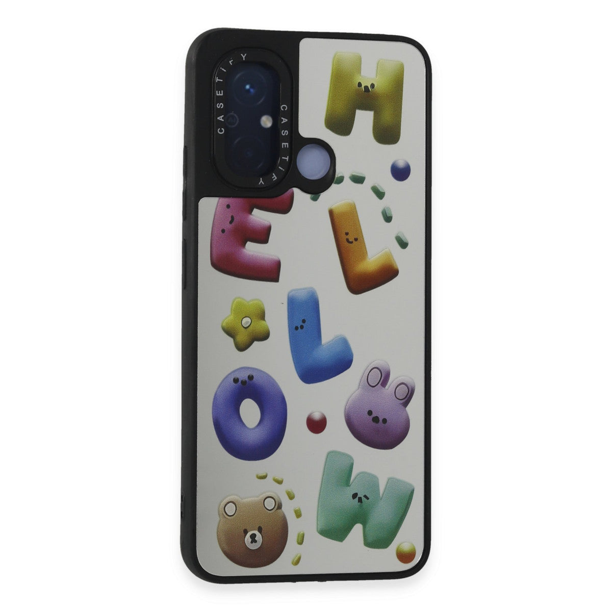 Newface Xiaomi Redmi 12C Kılıf Mirror Desenli Kapak - Mirror