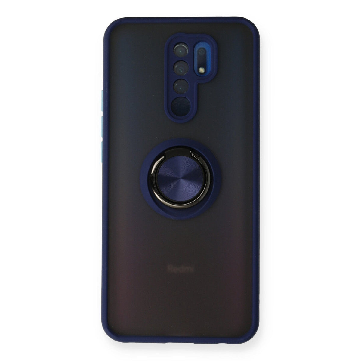 Newface Xiaomi Redmi 9 Kılıf Montreal Yüzüklü Silikon Kapak