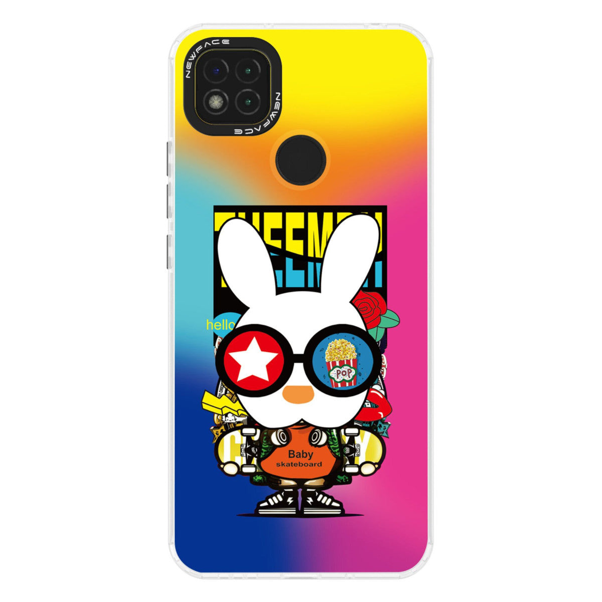 Newface Xiaomi Redmi 9C Kılıf Estoril Desenli Kapak - Estoril