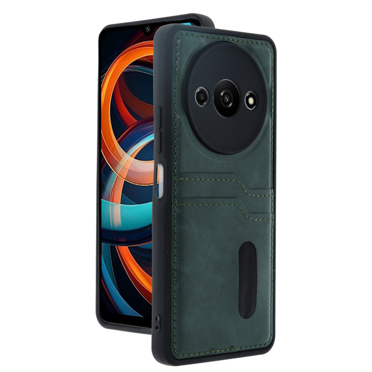 Newface Xiaomi Redmi A3 4G Kılıf Sara Kartvizitli Deri Kılıf