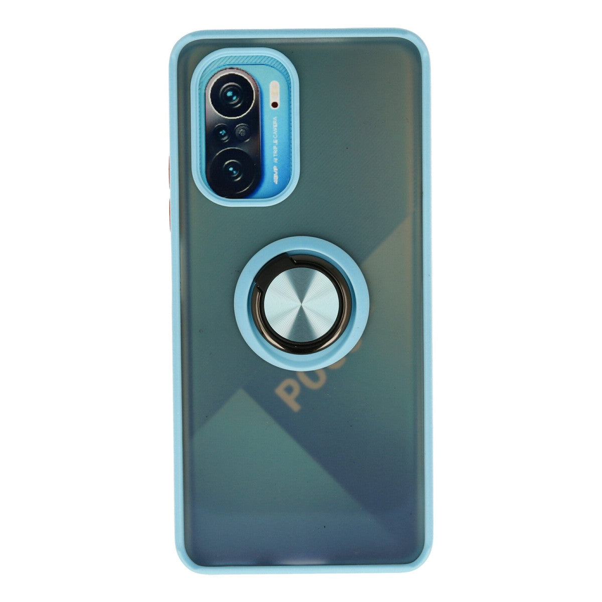 Newface Xiaomi Redmi K40 Kılıf Montreal Yüzüklü Silikon Kapak