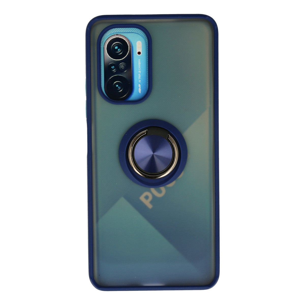 Newface Xiaomi Redmi K40 Kılıf Montreal Yüzüklü Silikon Kapak