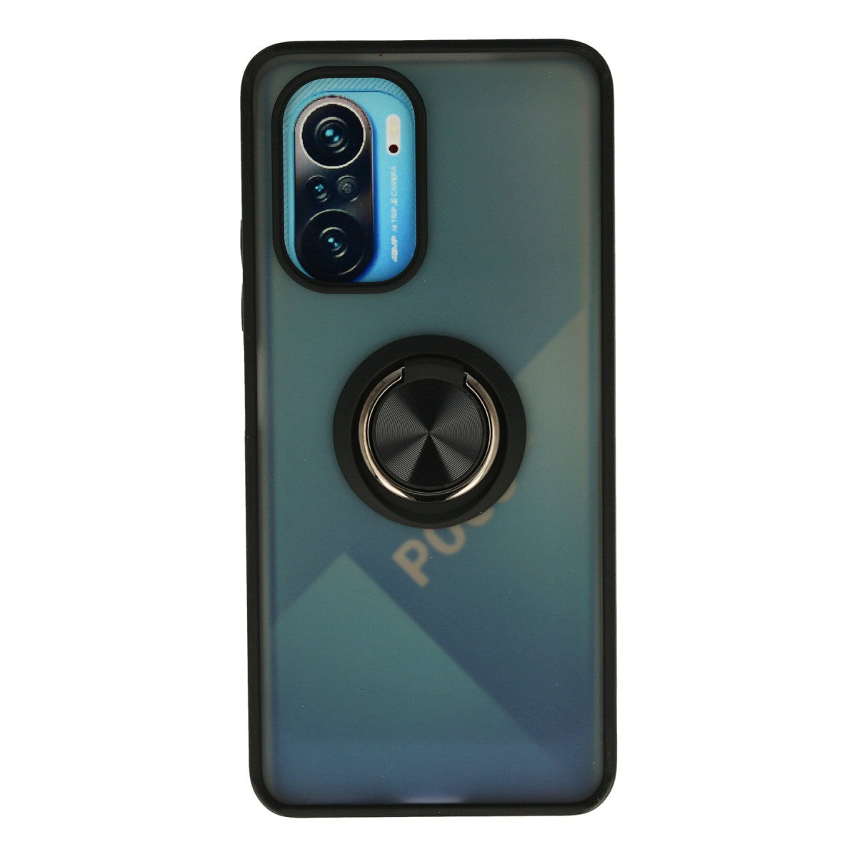 Newface Xiaomi Redmi K40 Kılıf Montreal Yüzüklü Silikon Kapak