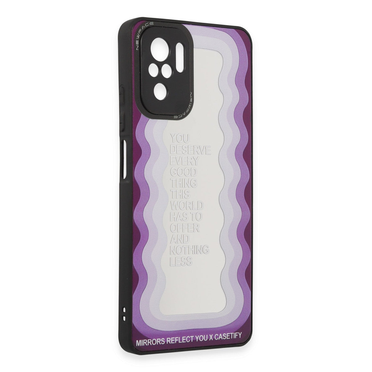 Newface Xiaomi Redmi Note 10 Kılıf Mirror Desenli Kapak - Mirror